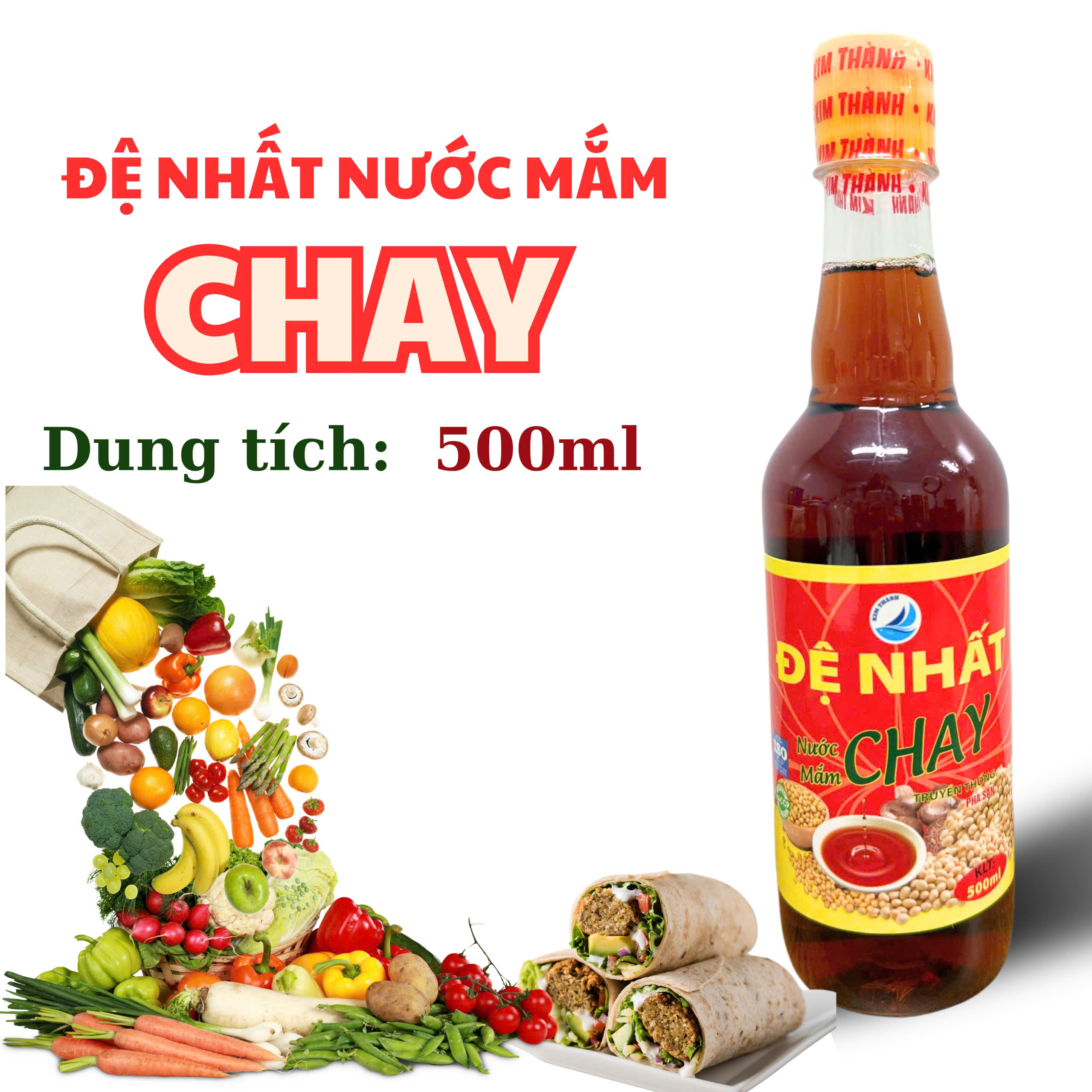 Đệ Nhất Nước mắm chay 500ml